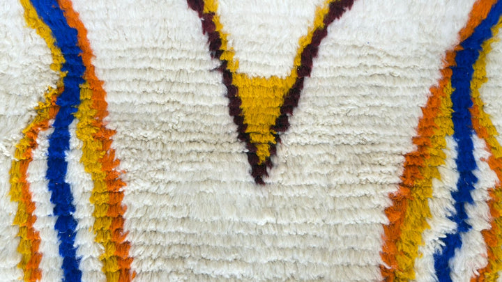 Custom Colorful Azilal Moroccan Rug – Handmade Wool Carpet