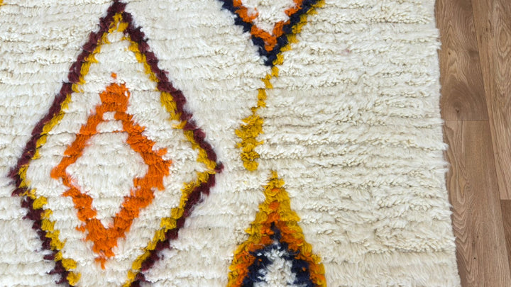 Custom Colorful Azilal Moroccan Rug – Handmade Wool Carpet