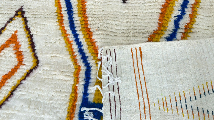 Custom Colorful Azilal Moroccan Rug – Handmade Wool Carpet