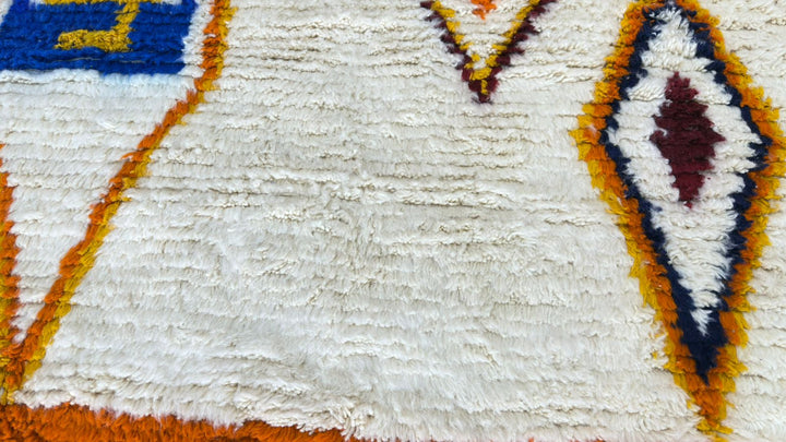 Custom Colorful Azilal Moroccan Rug – Handmade Wool Carpet