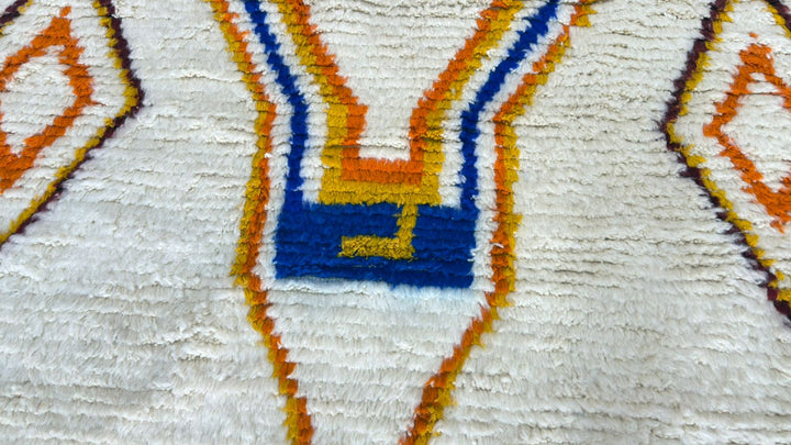 Custom Colorful Azilal Moroccan Rug – Handmade Wool Carpet