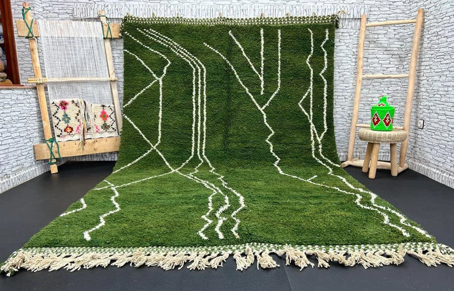 Oversized Moroccan Rugs – Handmade Wool Carpets 9x12 ft and Larger for Spacious Modern Interiors