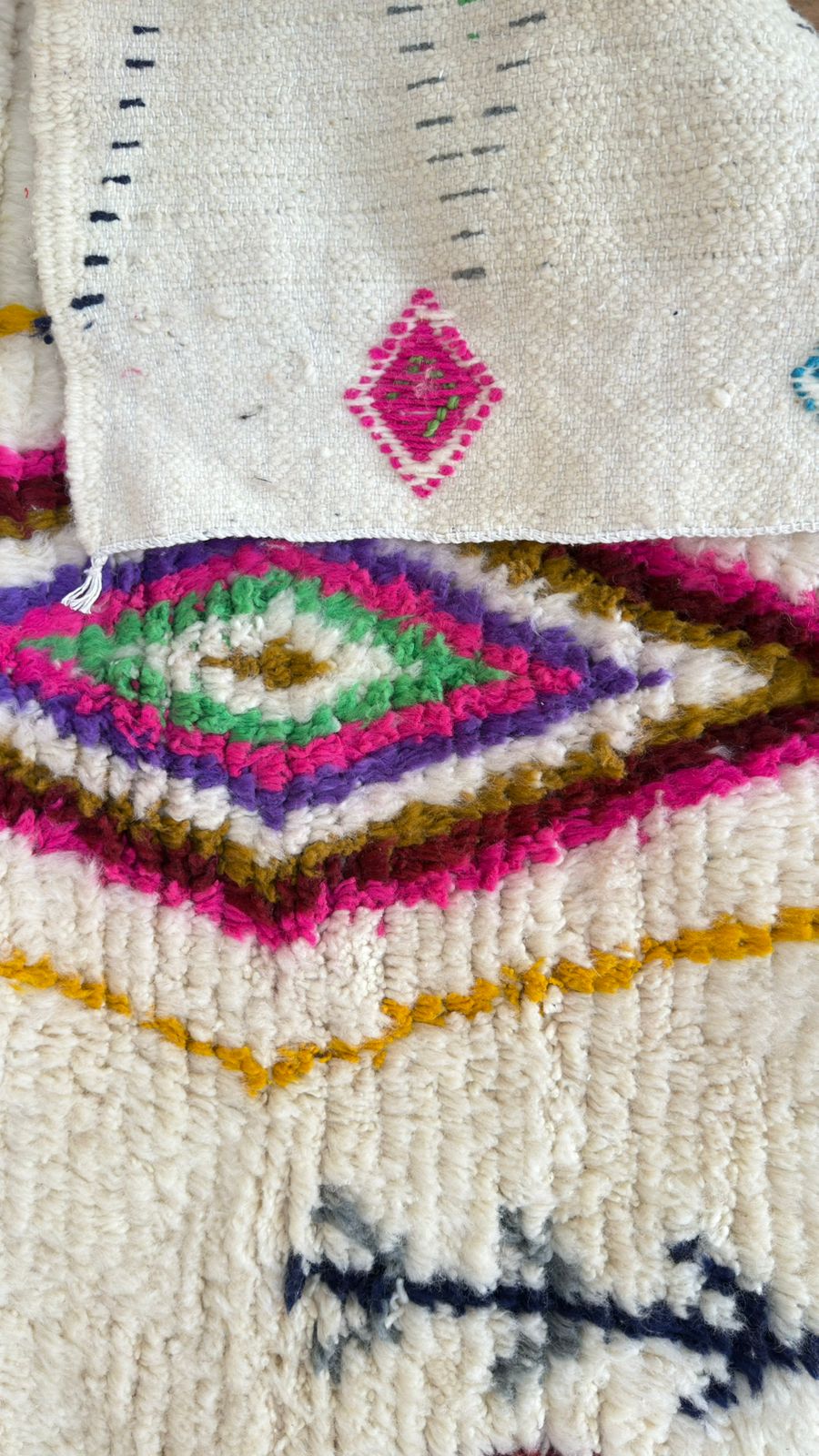 Custom Colorful Azilal Moroccan Rug – Handmade Wool Carpet