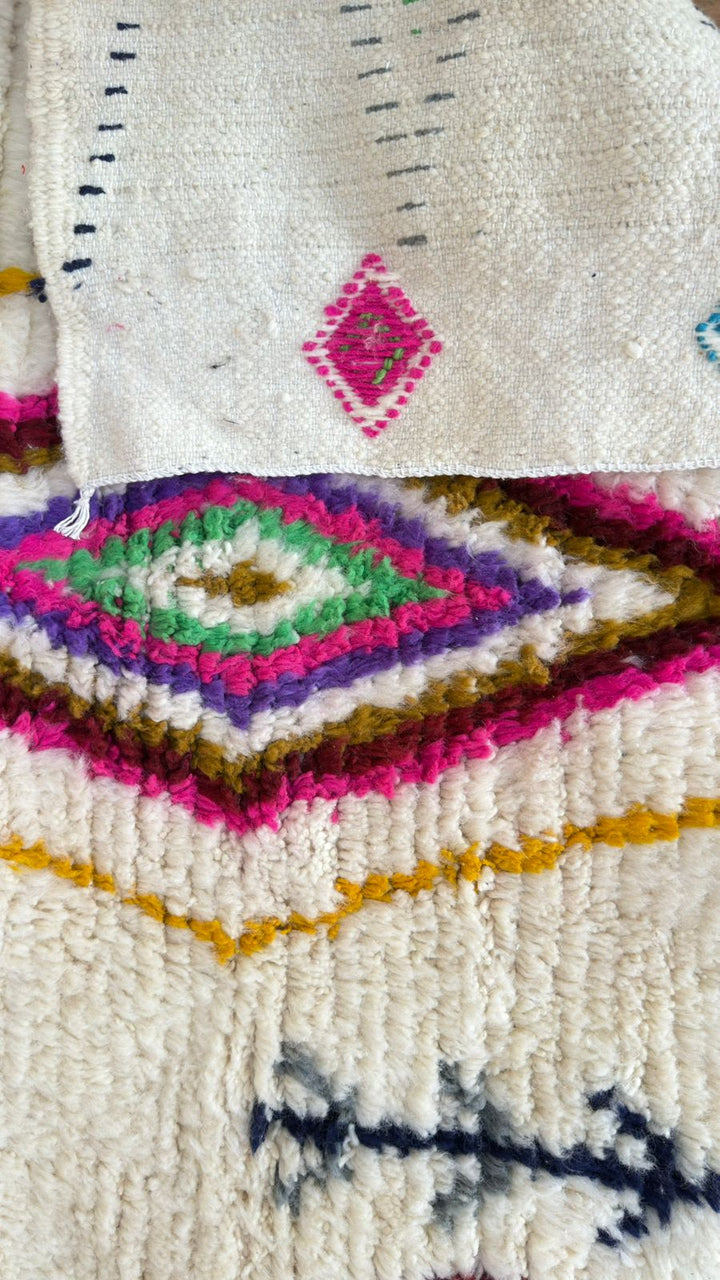 Custom Colorful Azilal Moroccan Rug – Handmade Wool Carpet