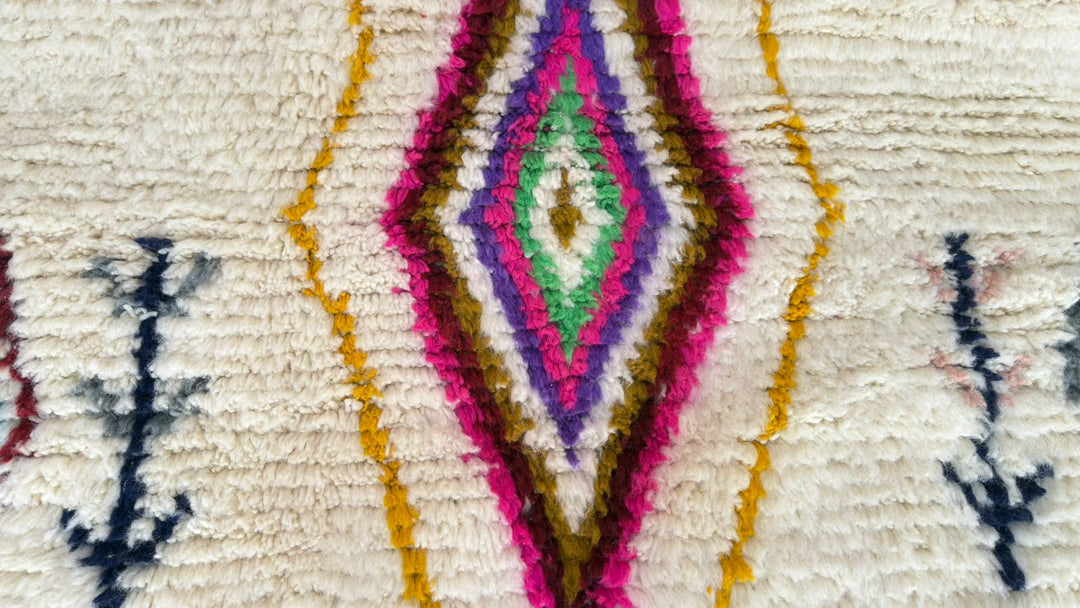 Custom Colorful Azilal Moroccan Rug – Handmade Wool Carpet