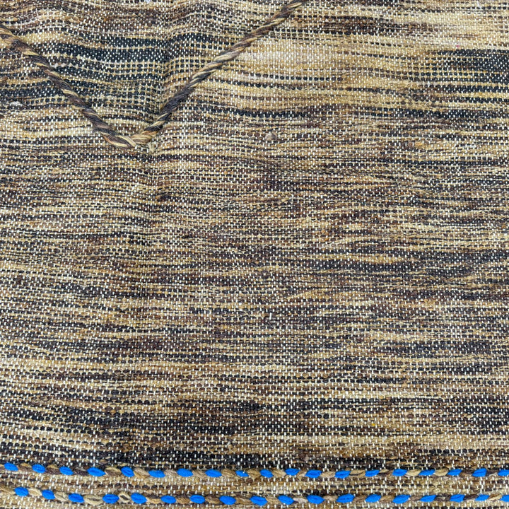 Brown Moroccan Kilim Rug – Handmade Flatweave Wool