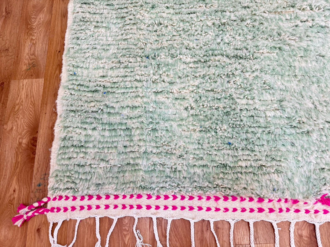 Colorful Moroccan Rug – Abstract Wool Berber Carpet Handmade