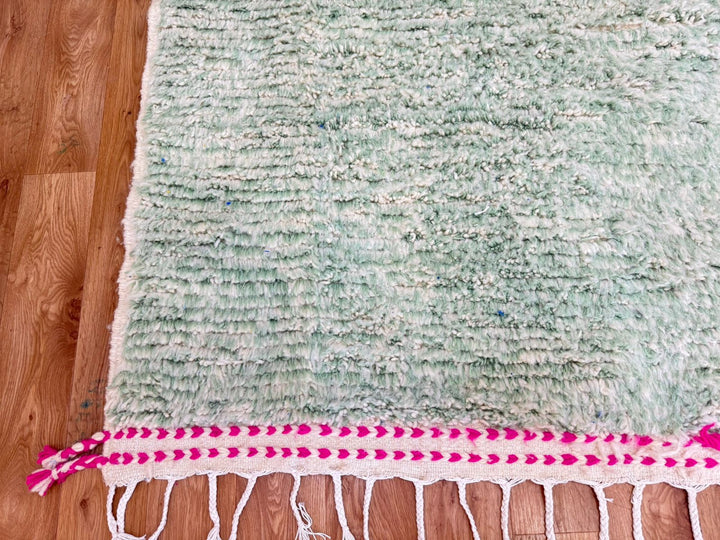 Colorful Moroccan Rug – Abstract Wool Berber Carpet Handmade