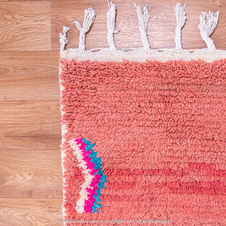 Amazing Multicolored Rug - Custom Fabulous Boujaad Rug - Beni Ourain Rug