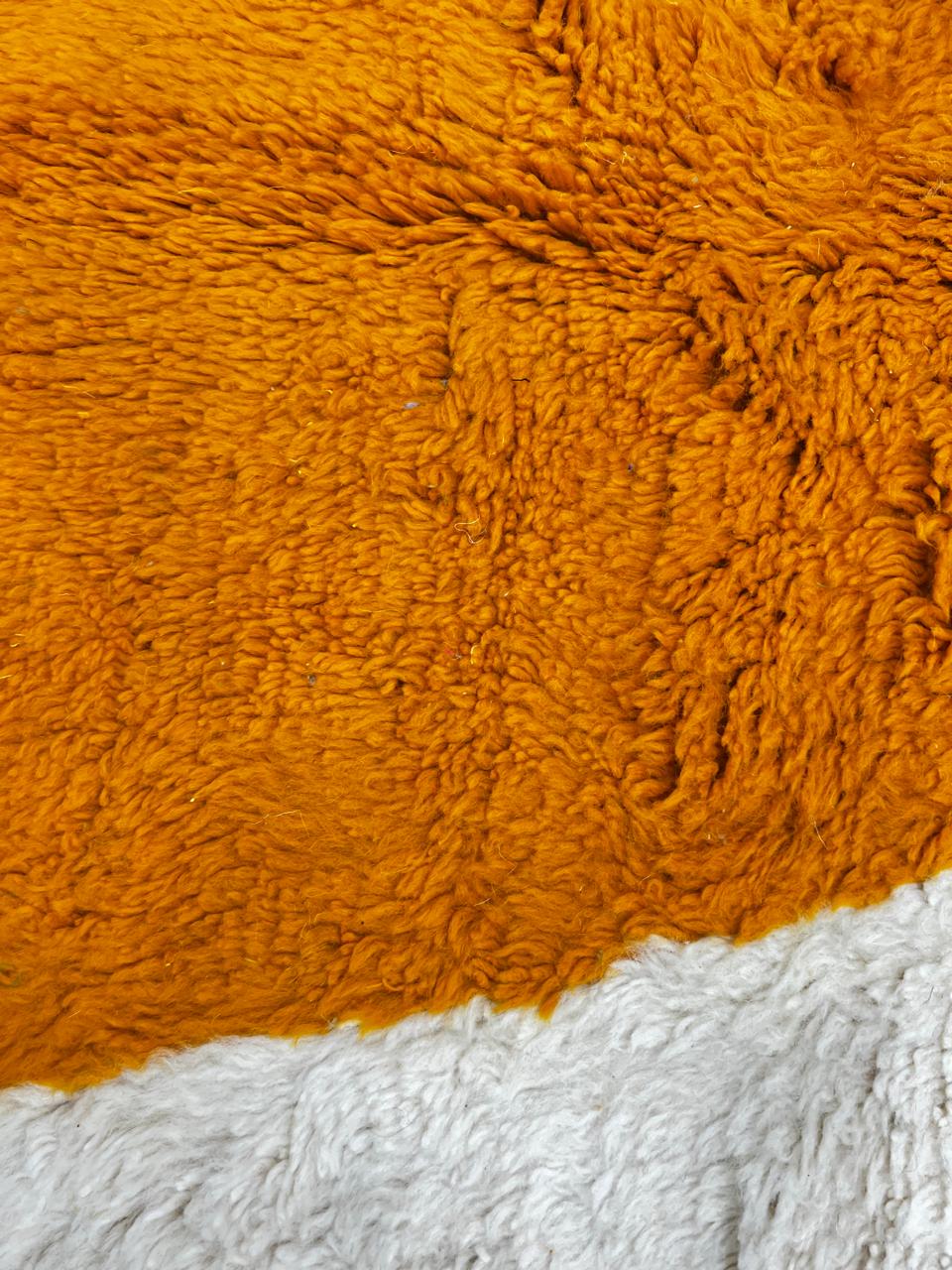 Colorful Abstract Moroccan Wool Rug – Handmade Berber Carpet