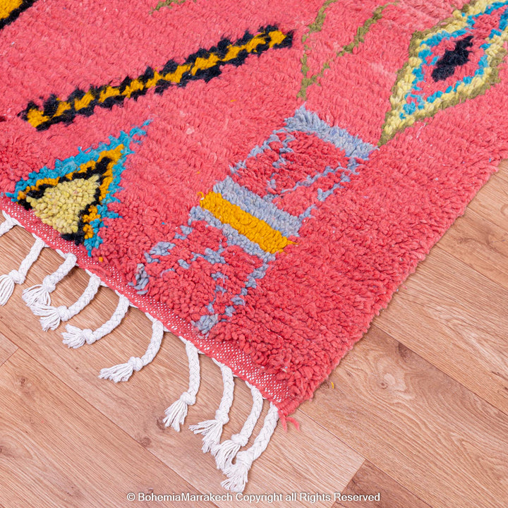 Custom Beni Ourain rug - Moroccan runner rug - colorful moroccan carpet