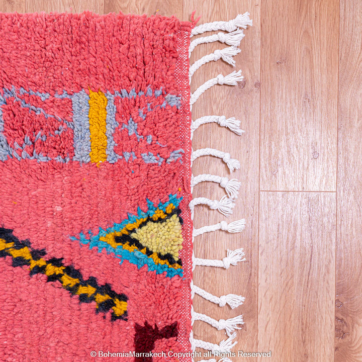 Custom Beni Ourain rug - Moroccan runner rug - colorful moroccan carpet