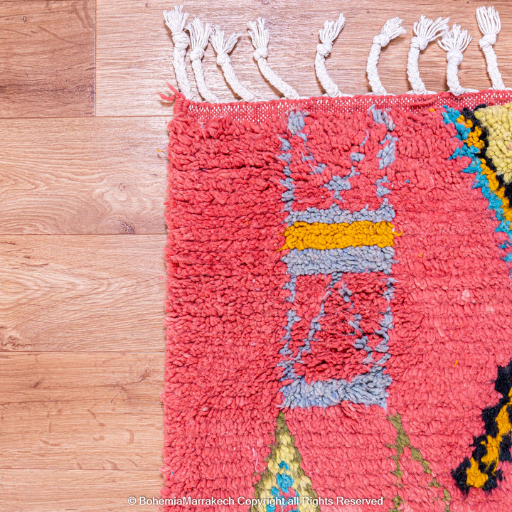 Custom Beni Ourain rug - Moroccan runner rug - colorful moroccan carpet