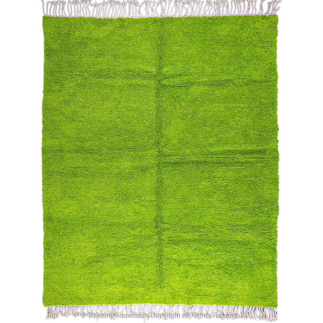 Custom Beni Ourain rugs - Handmade Rug - Green Moroccan rug