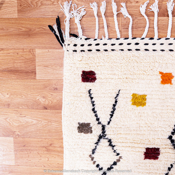 Custom Fabulous Boujad Rug - Authentic Moroccan Rug - Azilal rug