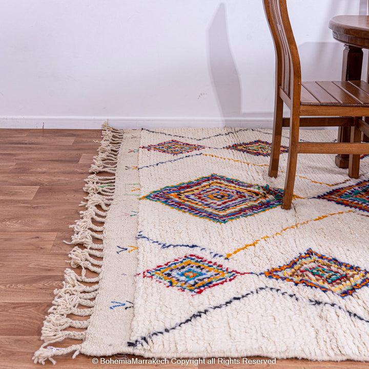 Custom azilal rugs - beni ourain rug - Colorful Moroccan rugs