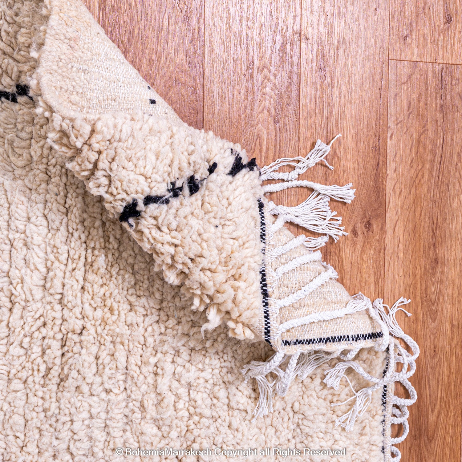 Beni Ourain Moroccan Rug – Handmade Wool Berber Carpet
