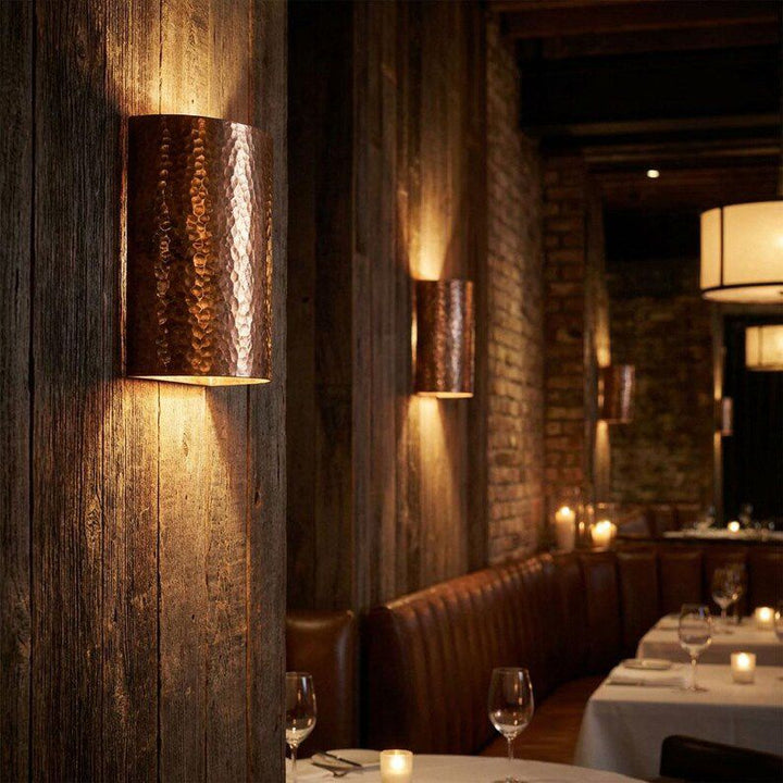 Handmade Hammered Copper Wall Light – Moroccan Wall Sconce, Rustic Luxury Lighting Fixture