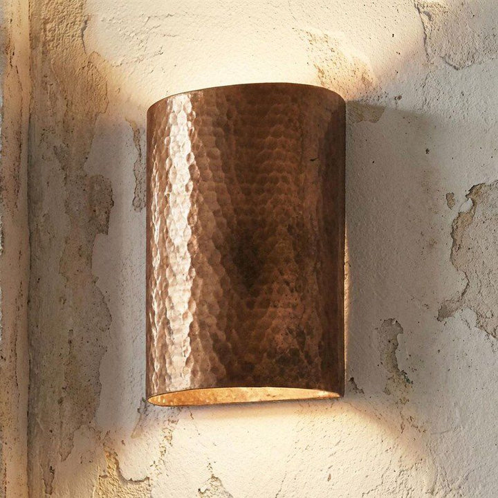 Handmade Hammered Copper Wall Light – Moroccan Wall Sconce, Rustic Luxury Lighting Fixture