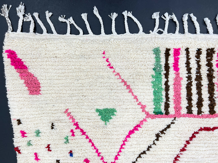 Azilal Moroccan Rug – Handmade Wool Abstract Carpet