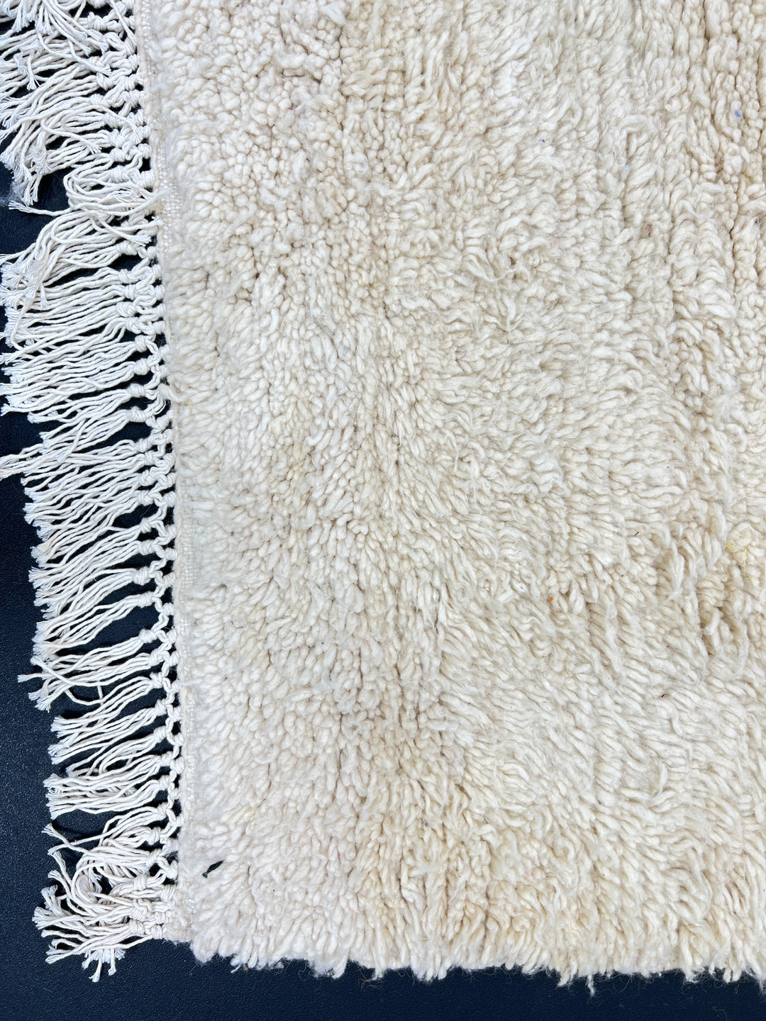 Cream Beni Ourain Rug – Handmade Moroccan Wool Rug