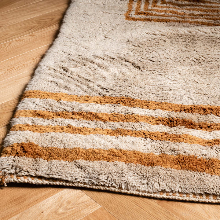 Modern Tribal Beni Mrirt Rug – Handwoven in Morocco