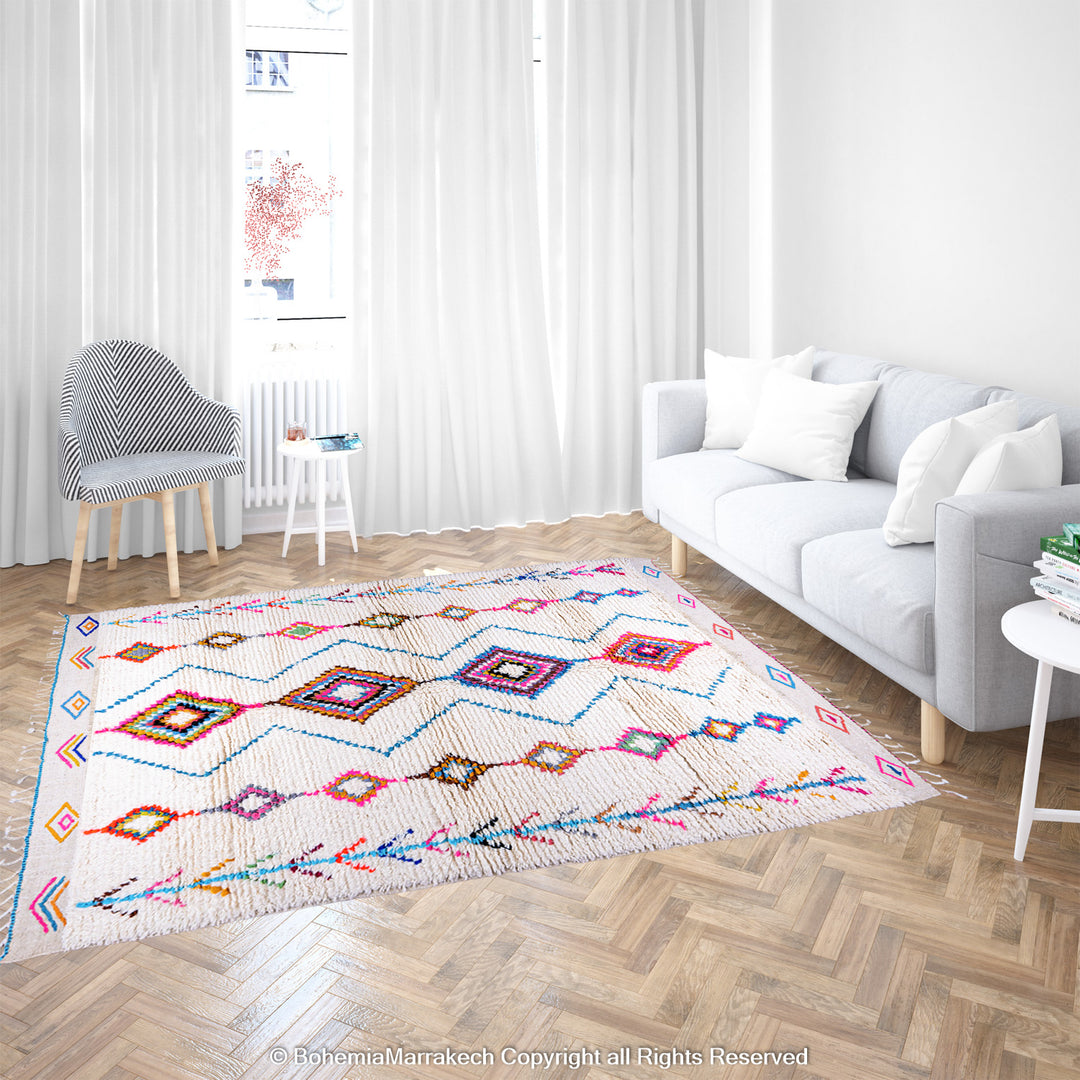 Custom Moroccan rug - Moroccan shag rug - Moroccan style rug