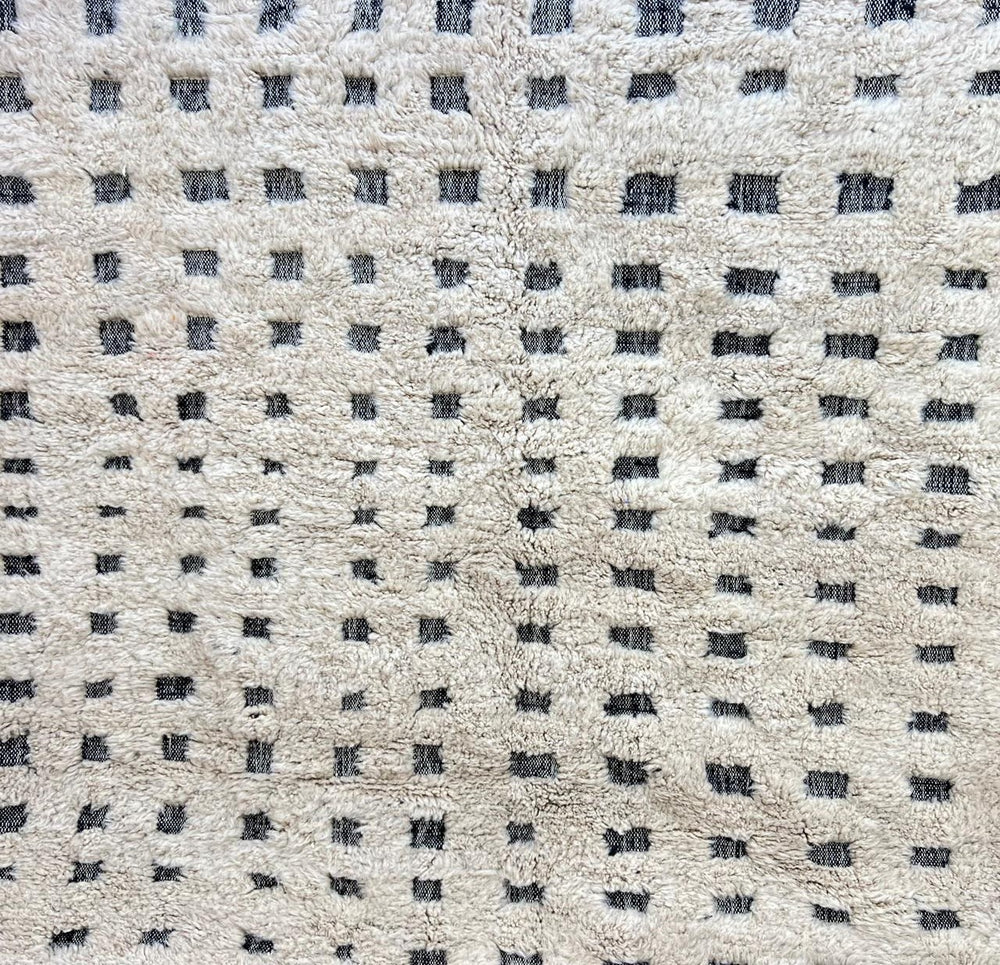 round cream moroccan wool rug beni ourain minimalist berber shag rug