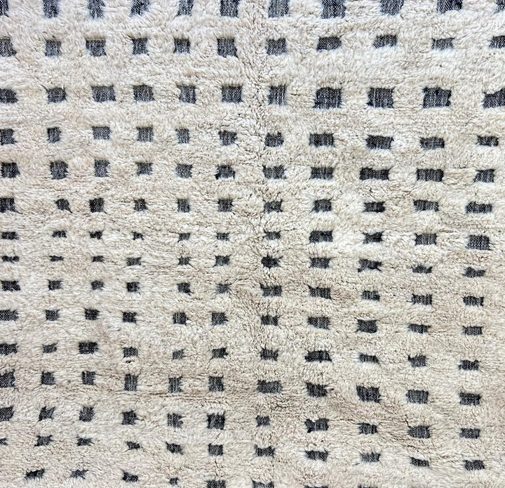 round cream moroccan wool rug beni ourain minimalist berber shag rug