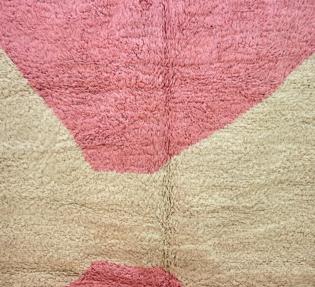 round pink moroccan wool rug luxury boho shag round rug