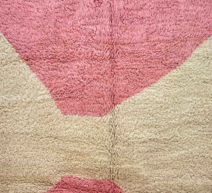 round pink moroccan wool rug luxury boho shag round rug