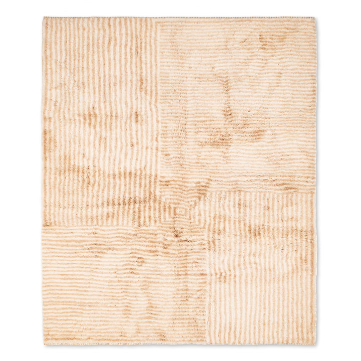 Striped Beni Mrirt Rug – Handwoven Moroccan Wool