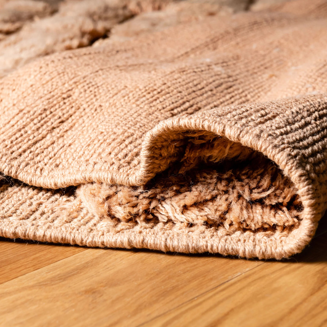 Terracotta Beni Mrirt Rug – Modern Handmade Wool Carpet
