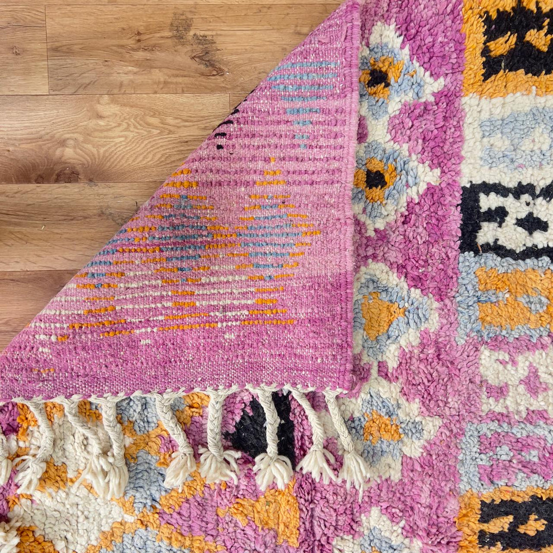 Vintage Moroccan Wool Rug 1046 ( 9.7 x 6.7 ft )