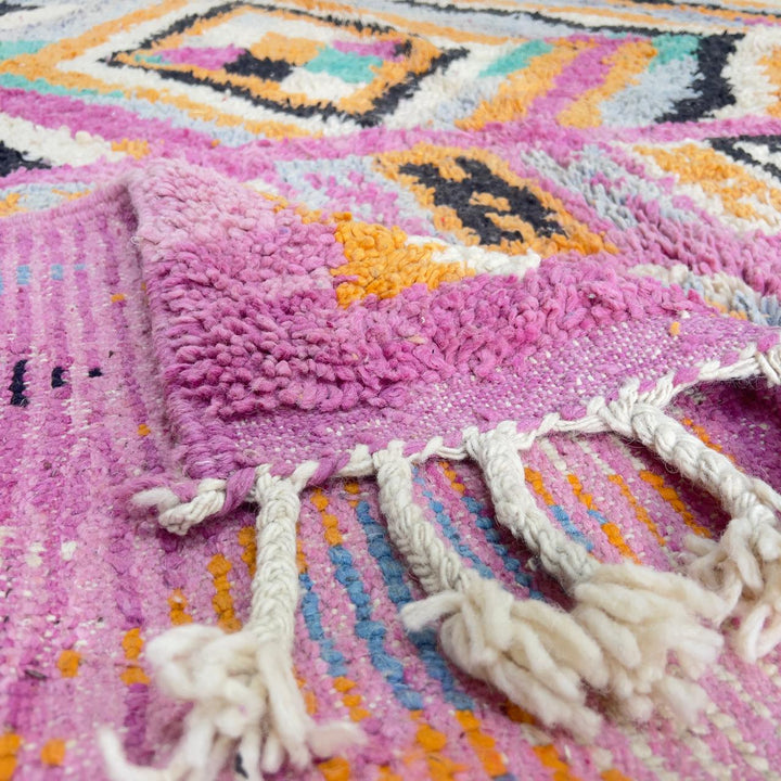 Vintage Moroccan Wool Rug 1046 ( 9.7 x 6.7 ft )