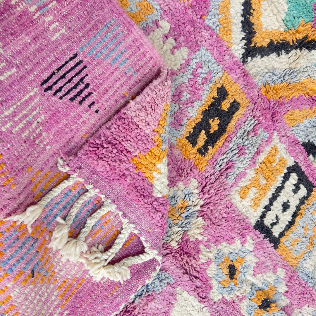 Vintage Moroccan Wool Rug 1046 ( 9.7 x 6.7 ft )