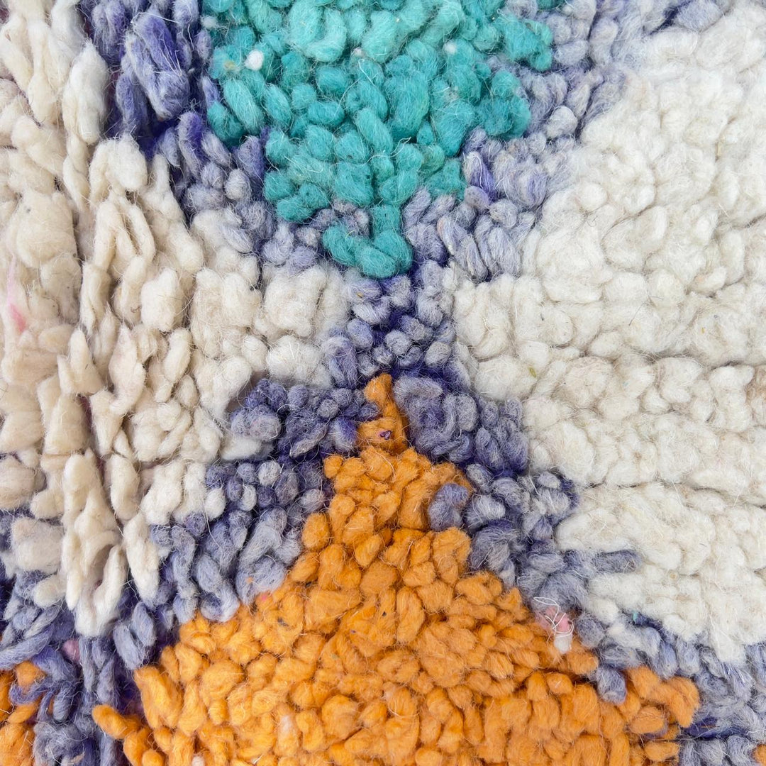 Vintage Moroccan Wool Rug 1046 ( 9.7 x 6.7 ft )