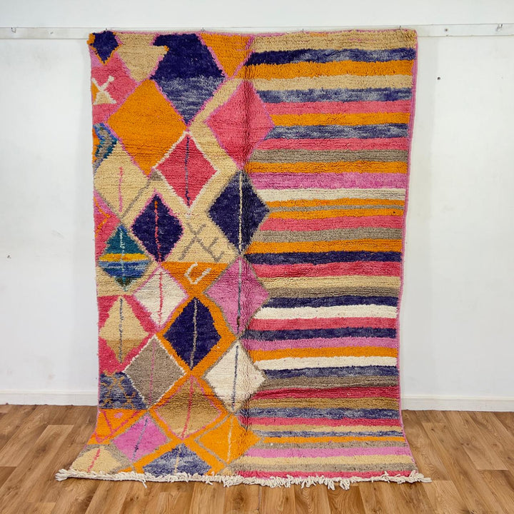 Vintage Moroccan Wool Rug 54 – 7.87 x 5.31 ft