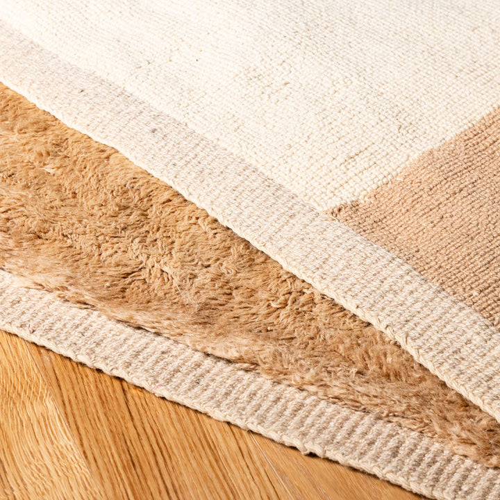 Warm Earth Tone Beni Mrirt Rug – Handwoven Moroccan Rug