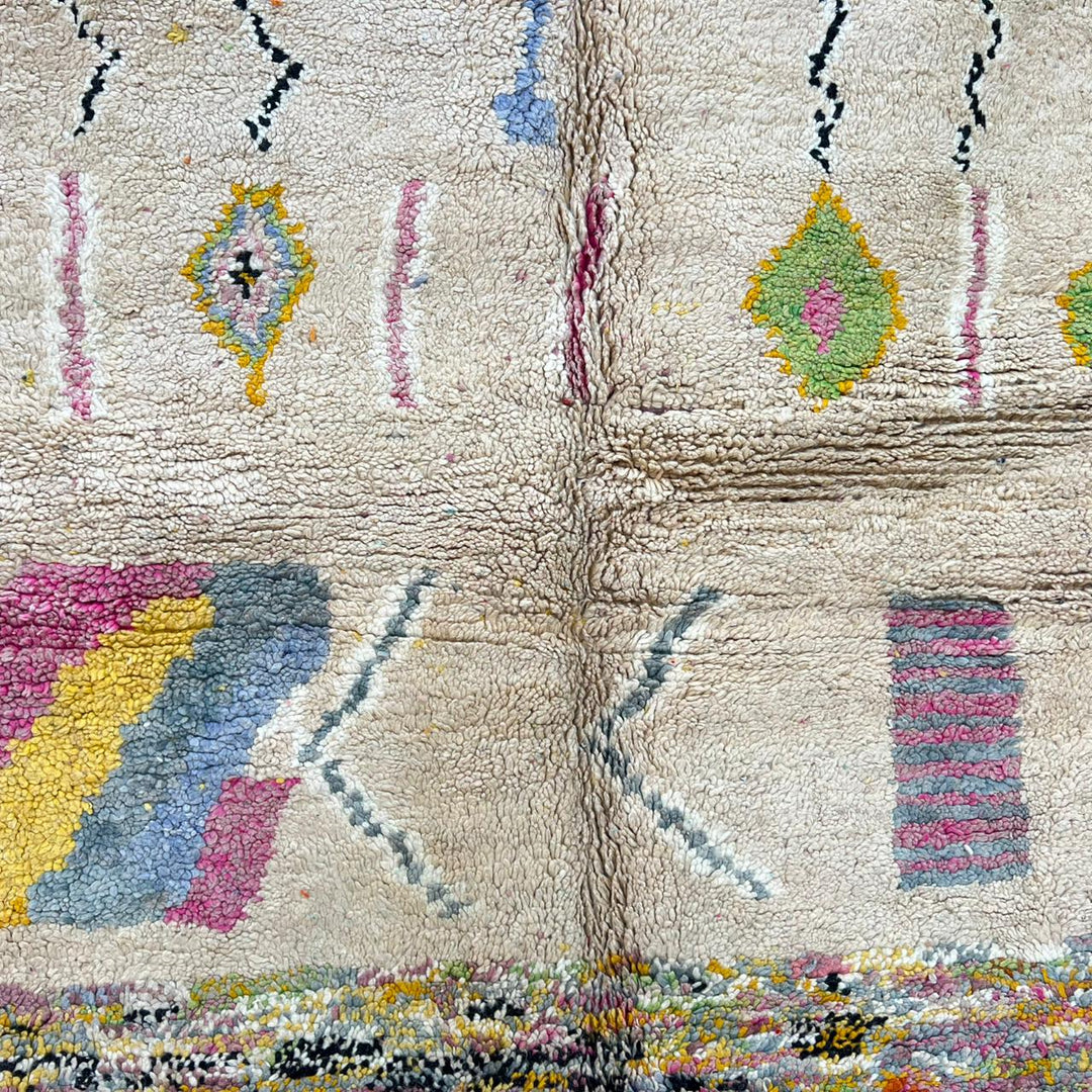 Vintage Moroccan Rugs – Hand-Knotted Beni Ourain Area Rug