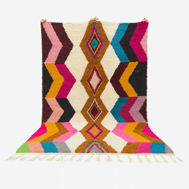 Colorful Moroccan Rug – Handmade Wool Berber Carpet