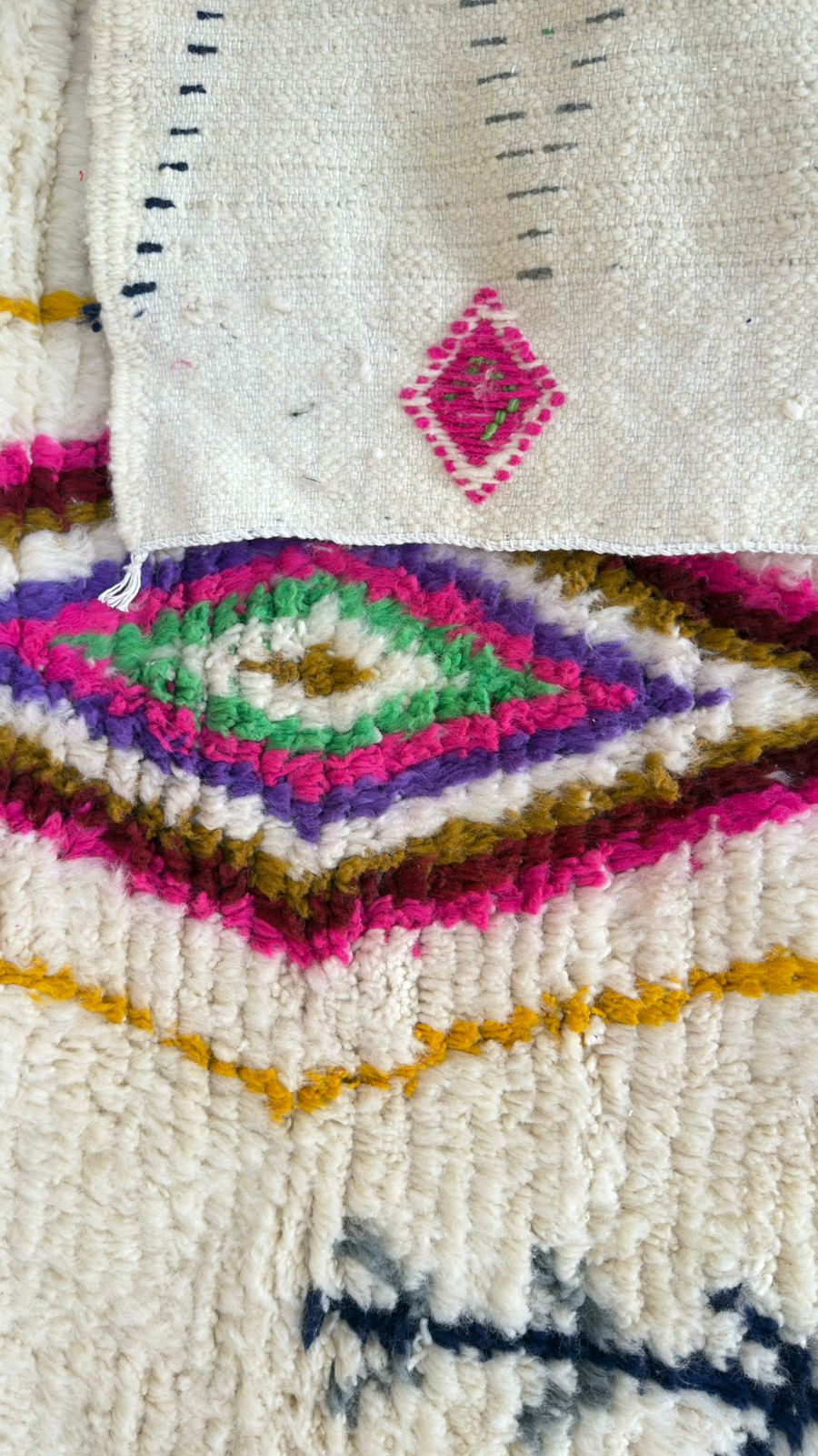 Custom Colorful Azilal Moroccan Rug – Handmade Wool Carpet