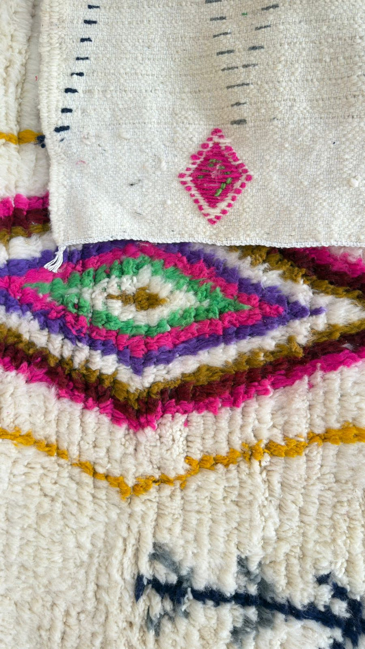 Custom Colorful Azilal Moroccan Rug – Handmade Wool Carpet