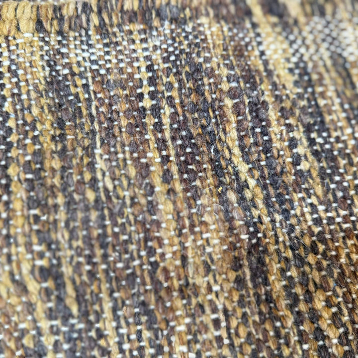 Brown Moroccan Kilim Rug – Handmade Flatweave Wool