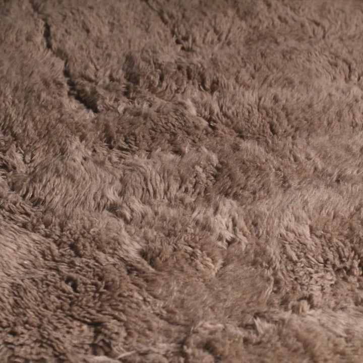Earth-Tone Beni Mrirt Rug – Handwoven Wool Comfort