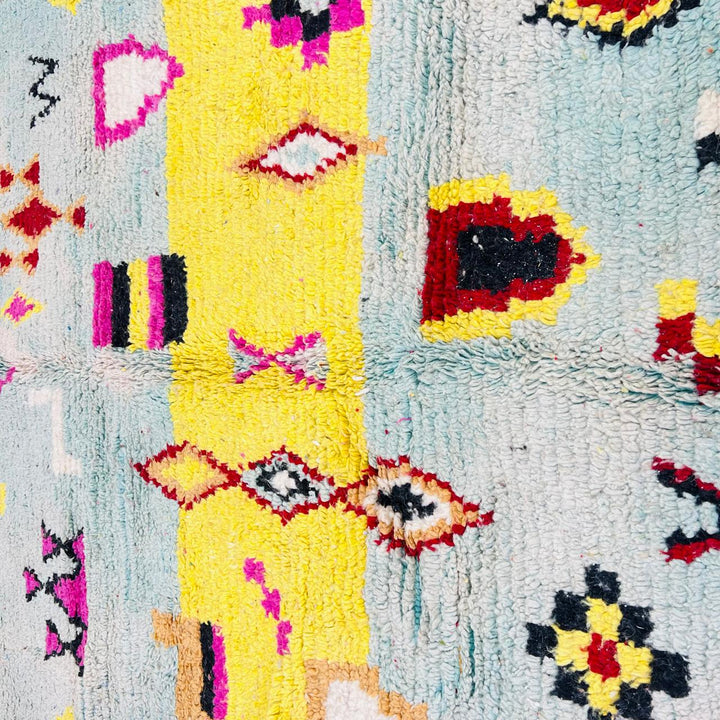 Vintage Moroccan Rug – Handwoven Berber Wool Tribal Carpet