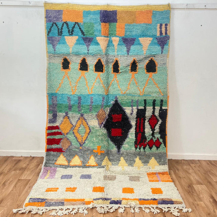 Vintage Moroccan Wool Rug 150 (8.69 × 5.15 ft)