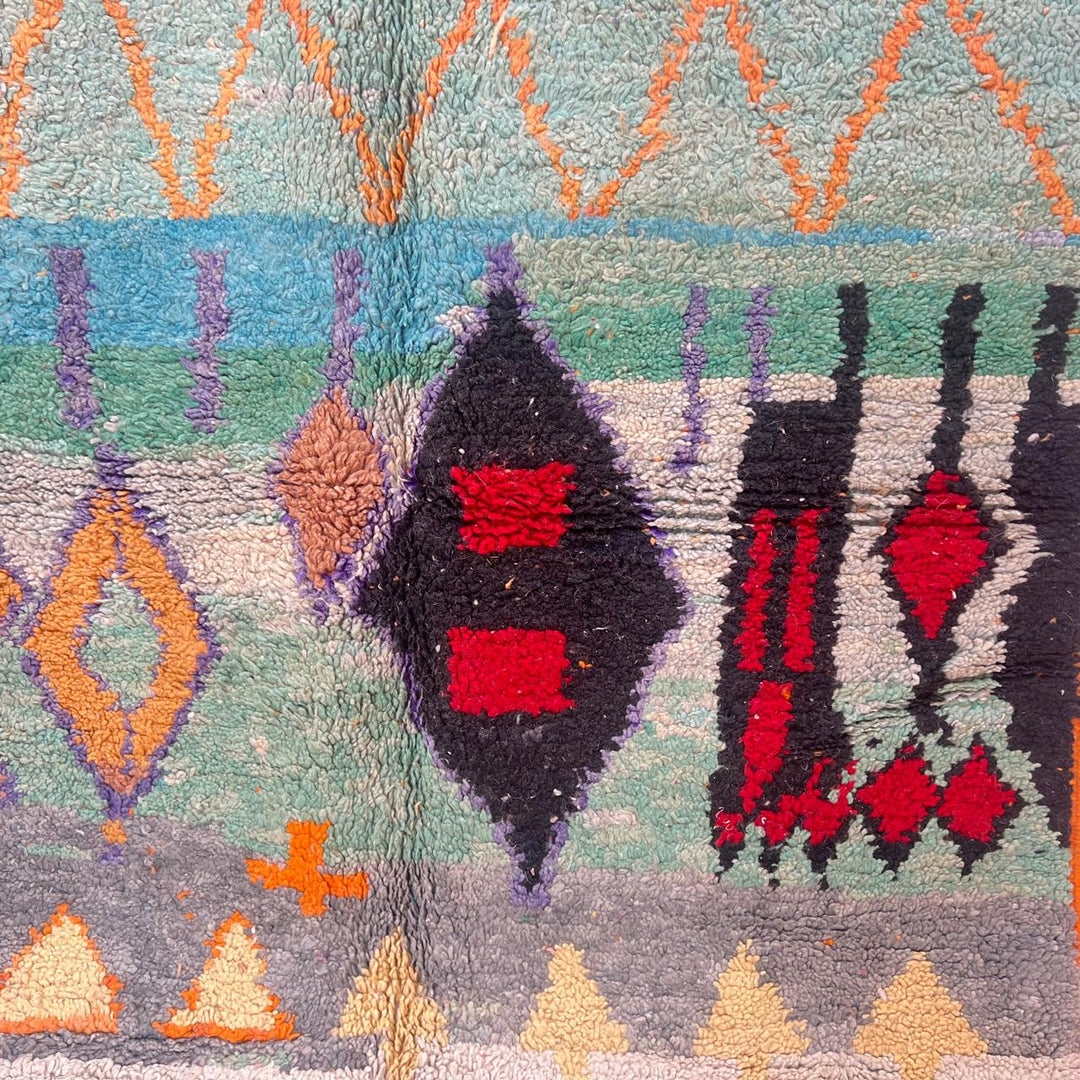 Vintage Moroccan Wool Rug 150 (8.69 × 5.15 ft)