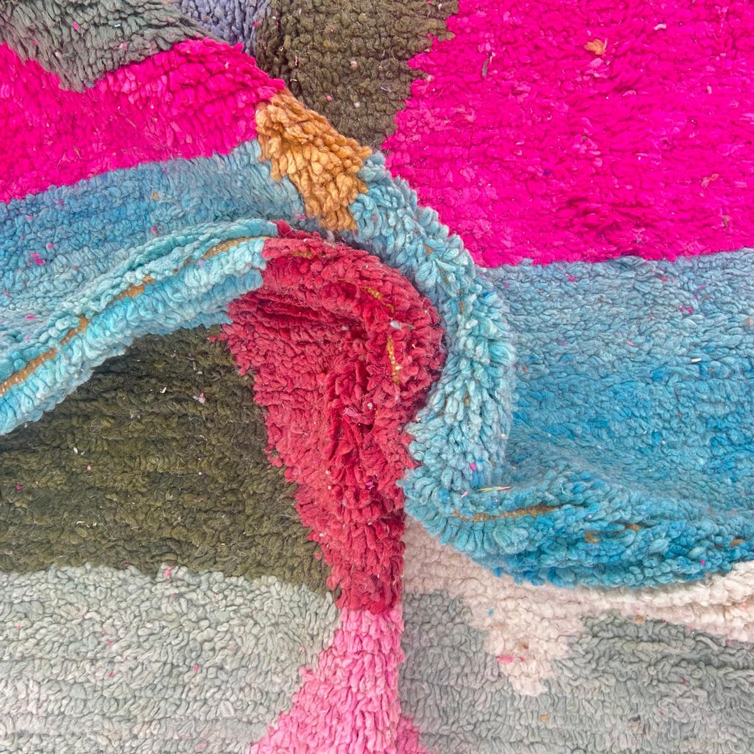 Vintage Moroccan Wool Rug 846 (9.84 × 6.56 ft)