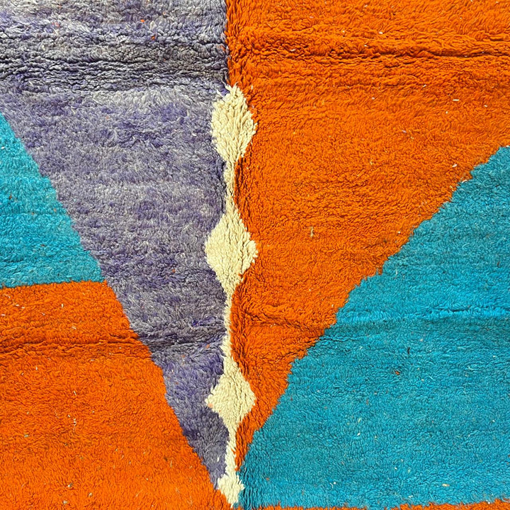 Vintage Moroccan Wool Rug 253 (6.82 × 4.95 ft)